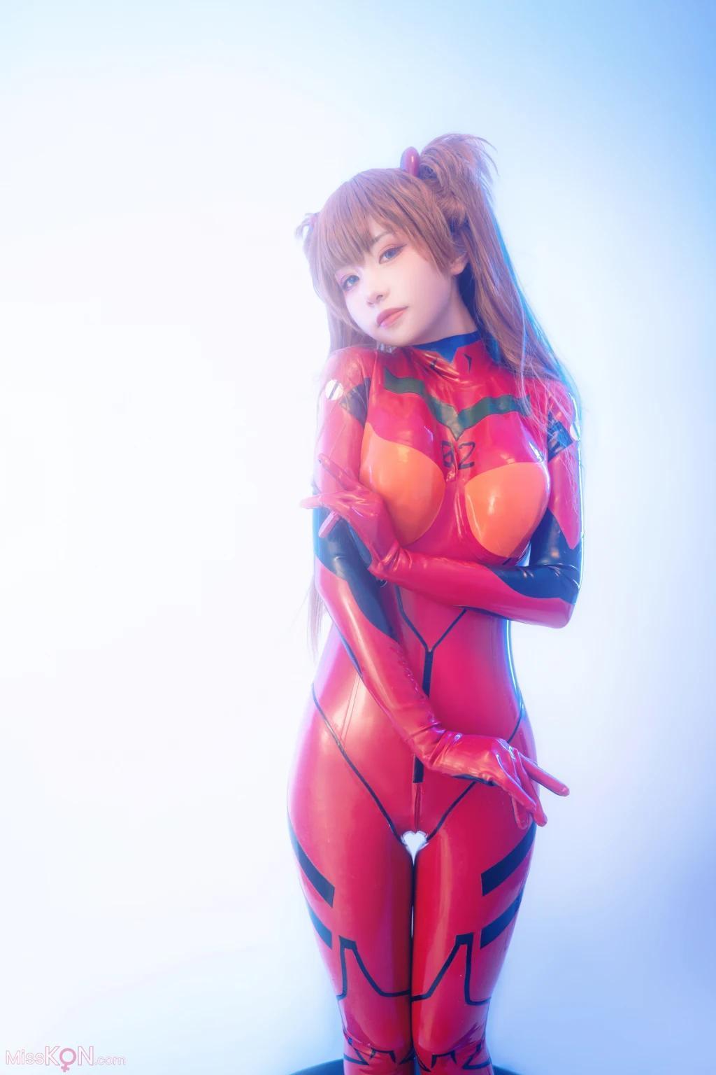Coser@爆机少女喵小吉 (Nekokoyoshi): 明日香 人类补奸计划 (80 photos )(14)