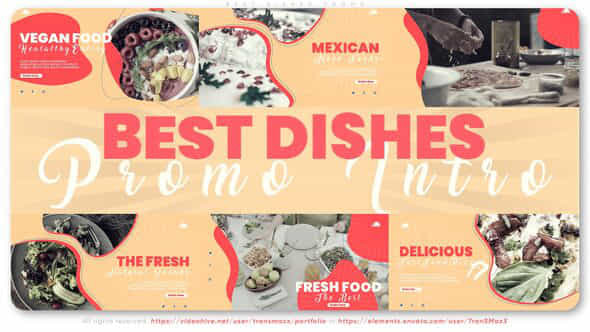 Best Dishes Promo - VideoHive 39865601