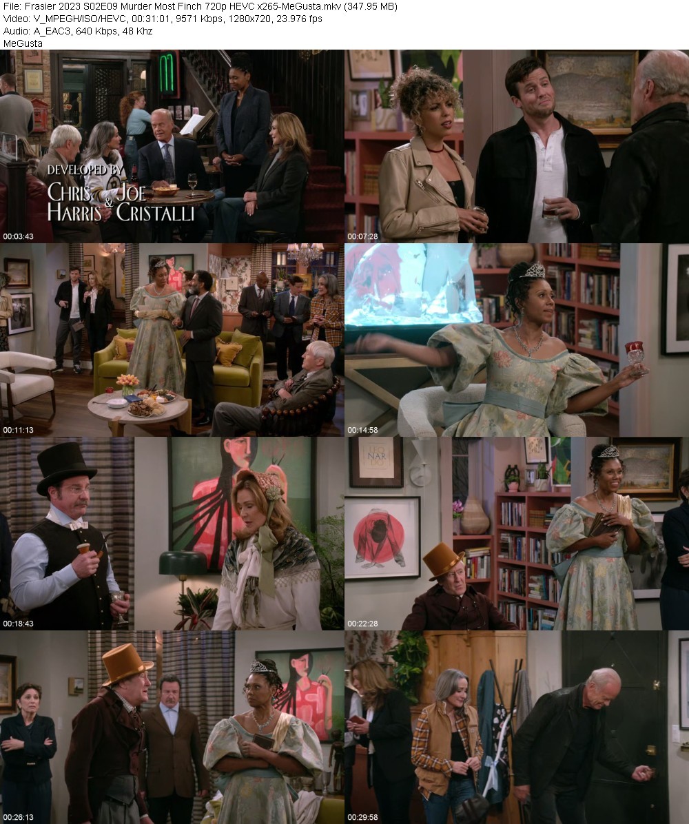 Frasier 2023 S02E09 Murder Most Finch 720p HEVC x265-MeGusta