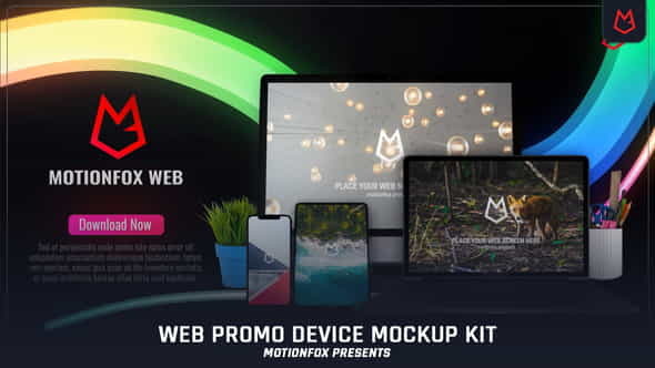 Web Promo Device Mockup - - VideoHive 24314474