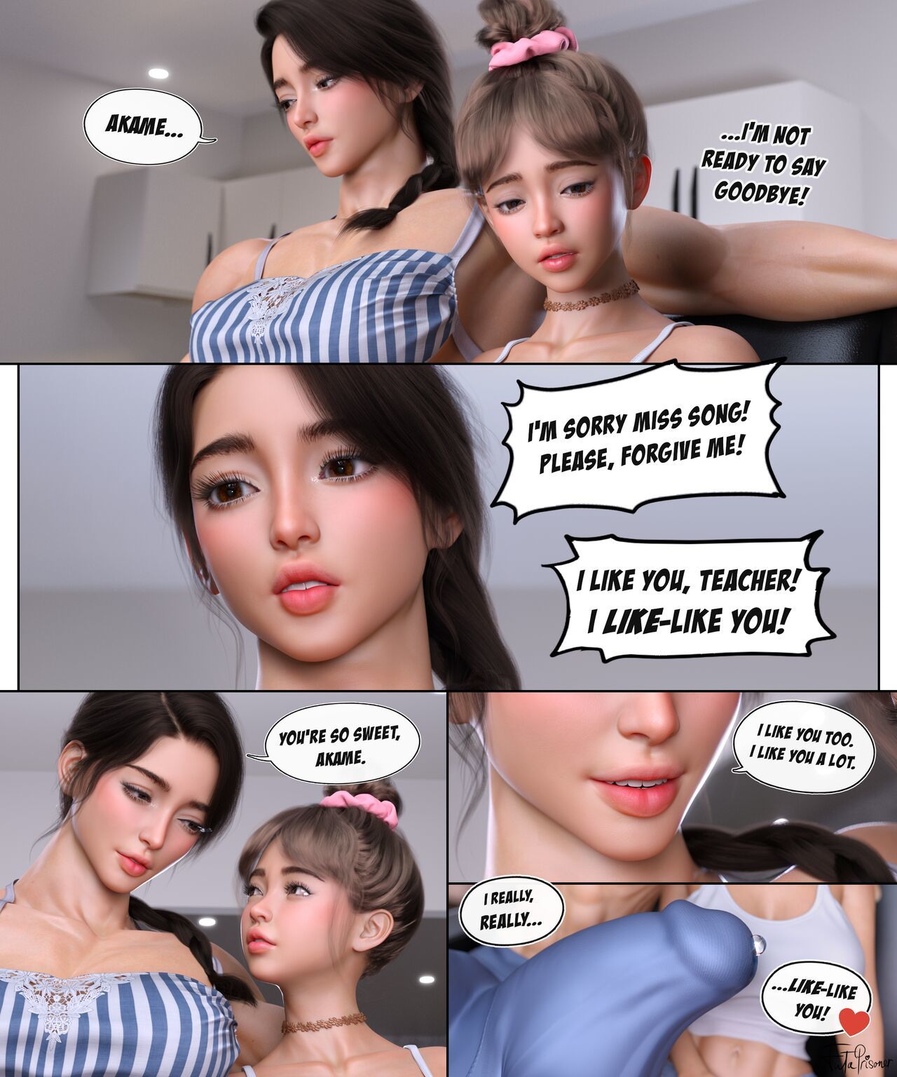 [FutaPrisoner] GTS - Vol.1 - Temptation (Ongoing)