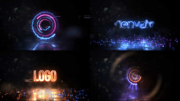 High Speed Spinning Energy Logo - VideoHive 25845184