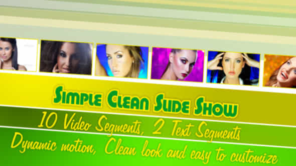 Simple Clean SlideShow - VideoHive 2883907