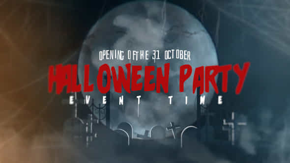 Halloween Event Time - VideoHive 48740895