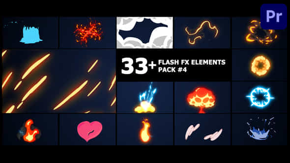 Flash FX Elements - VideoHive 39358494