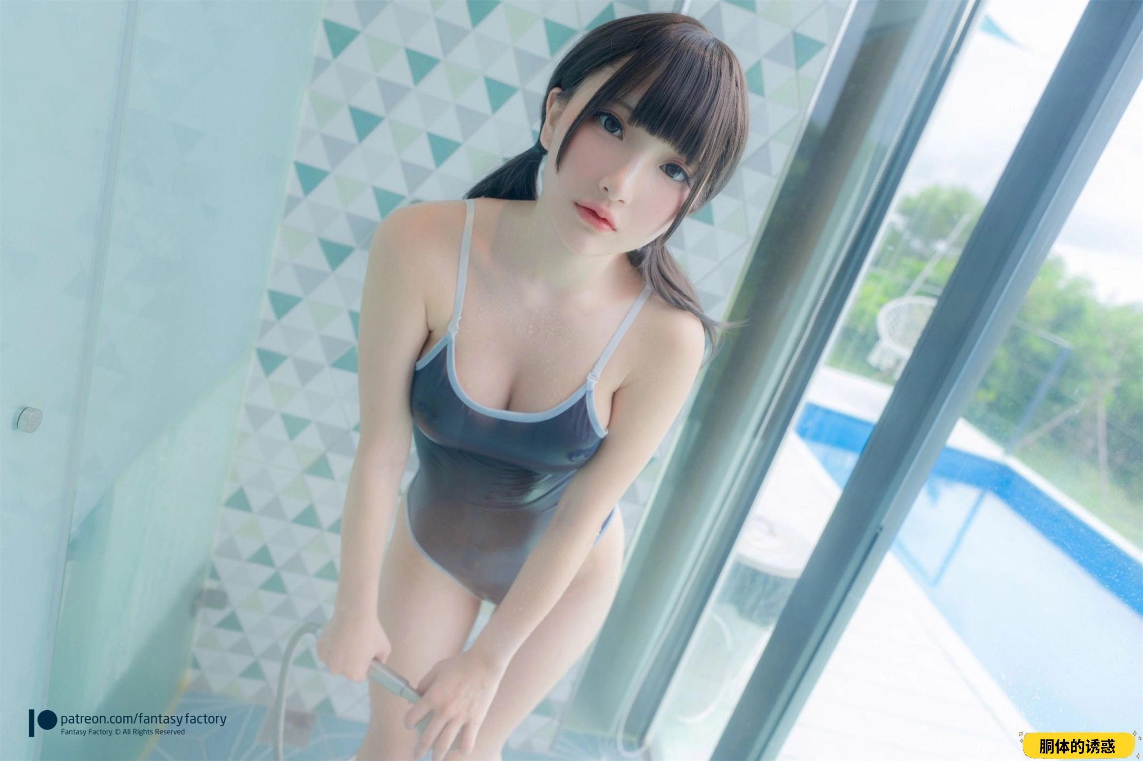 小丁[Fantasy Factory] Transparent School Swimsuit