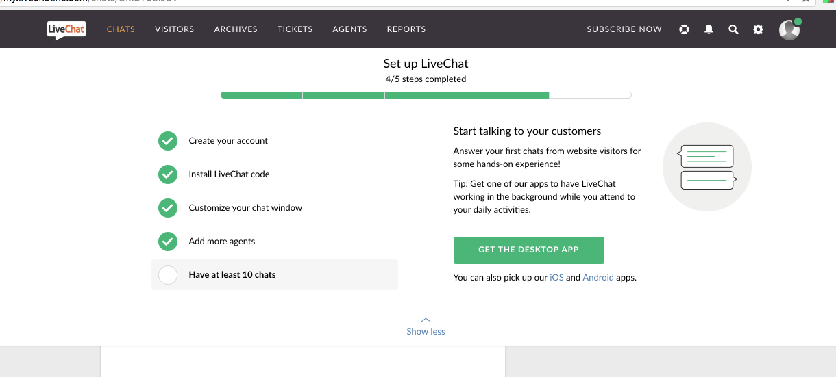 LiveChat Onboarding Process