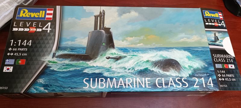214 Class Submarine -1/144 Revell - Work in Progress