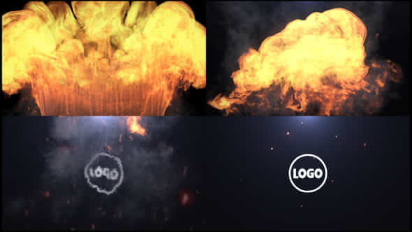 Fire Logo Reveal - VideoHive 38793472