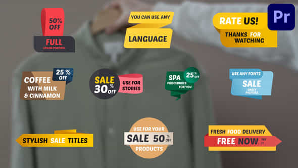 Stylish Sale Titles - VideoHive 38004946