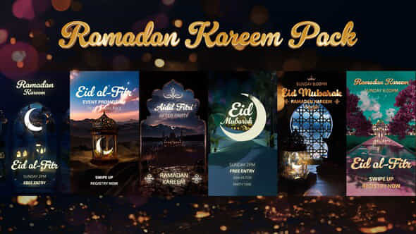 Ramadan Kareem Pack - VideoHive 51303364