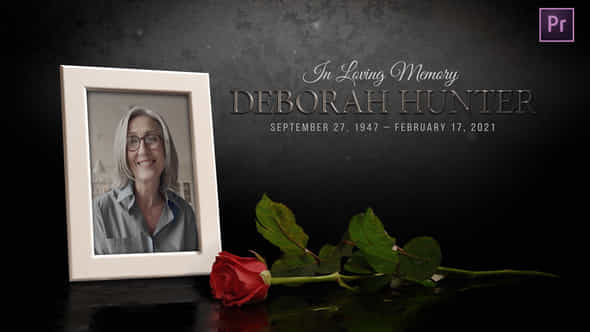 Funeral Flower Card - VideoHive 32666343