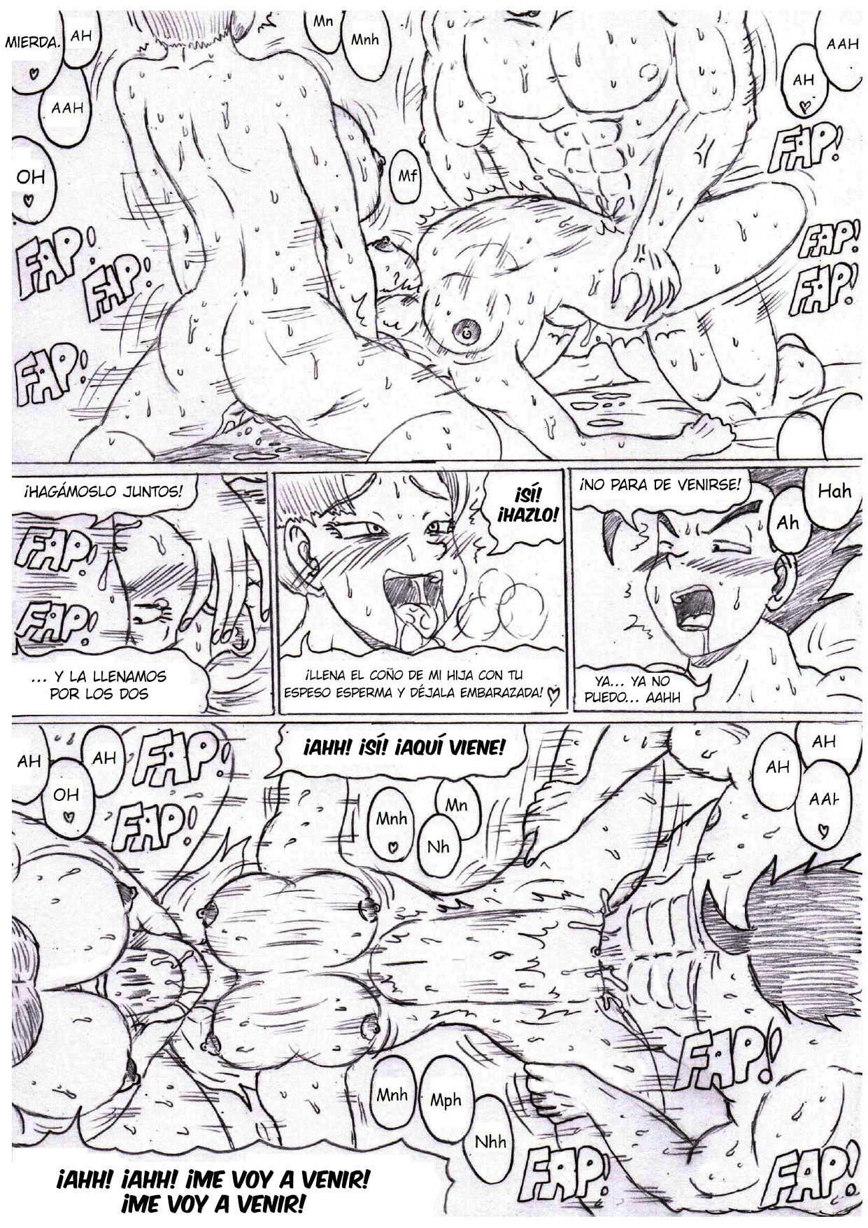 [TheWriteFiction] Dragon Ball NTR 9 - Daughter's First Time (Dragon Ball) [Spanish] [RinkanClub]