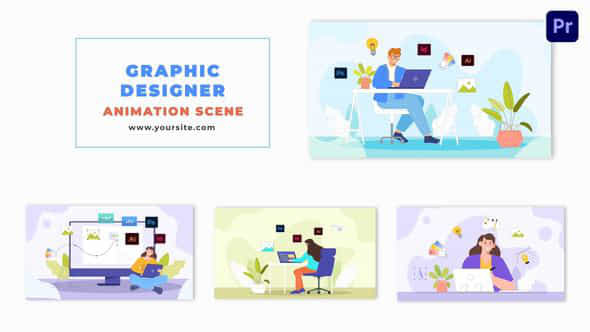 Animated Graphic Designer - VideoHive 47880273