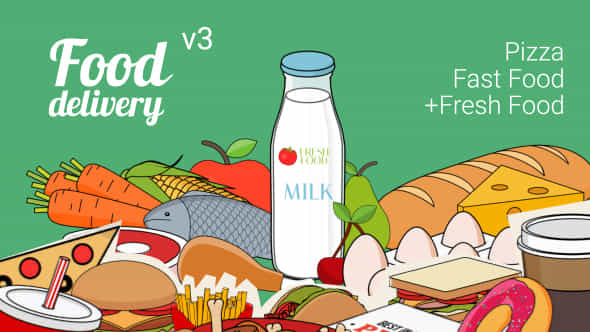 Food Delivery - VideoHive 9474821