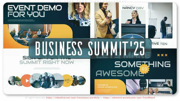 Business Summit Announcement - VideoHive 52663338