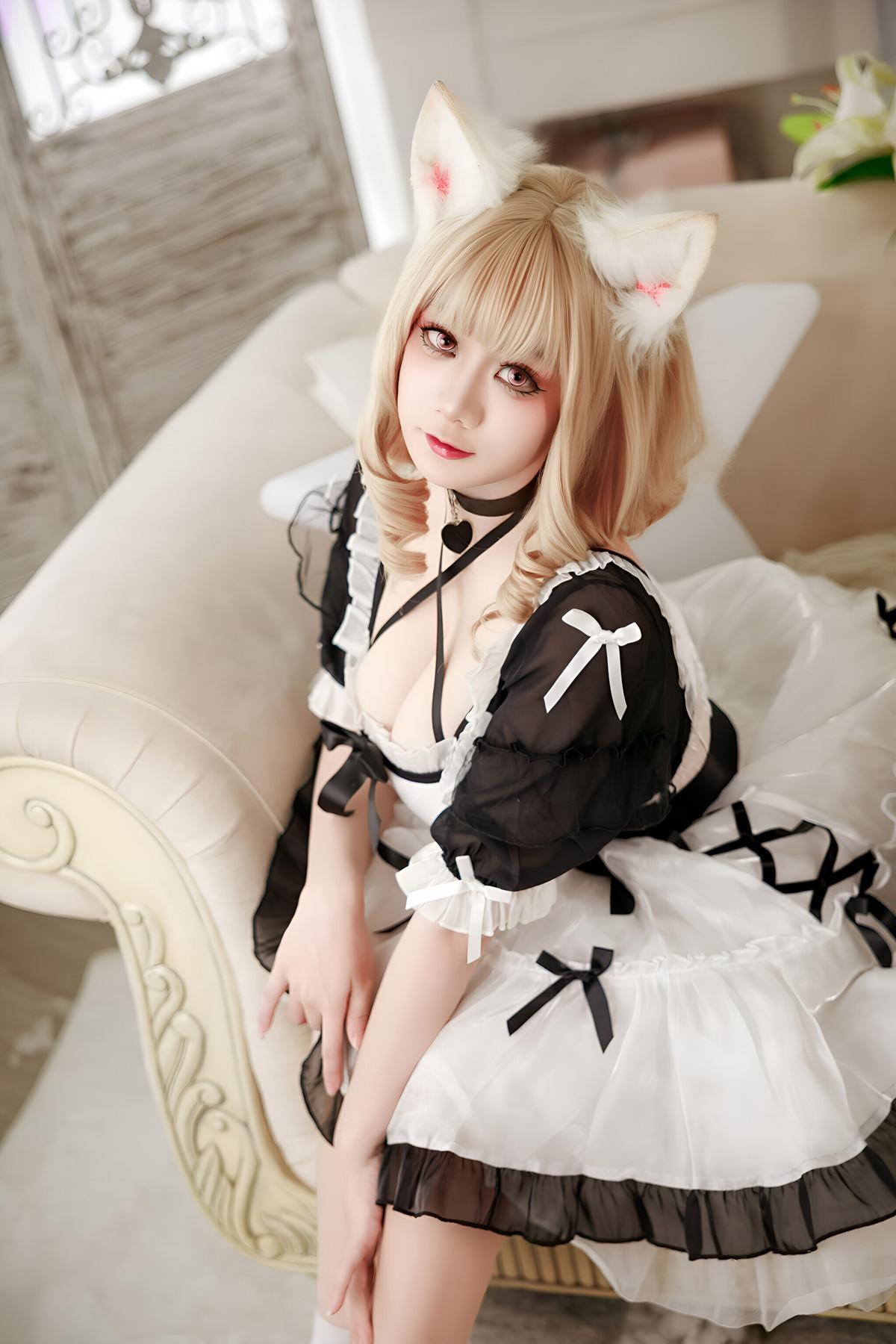 Cosplay 阿雪雪 – 午后女仆 Set.01(4)