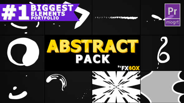 Cartoon Abstract Elements - VideoHive 23717737