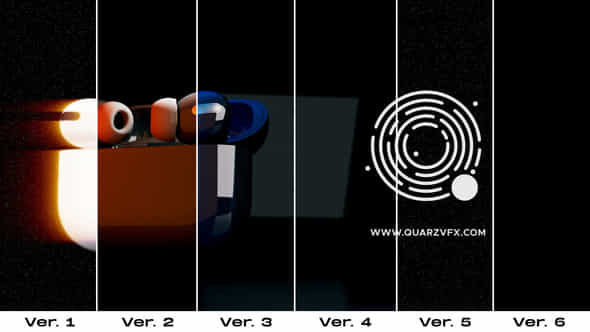 Headphones Logo Reveal - VideoHive 44974142