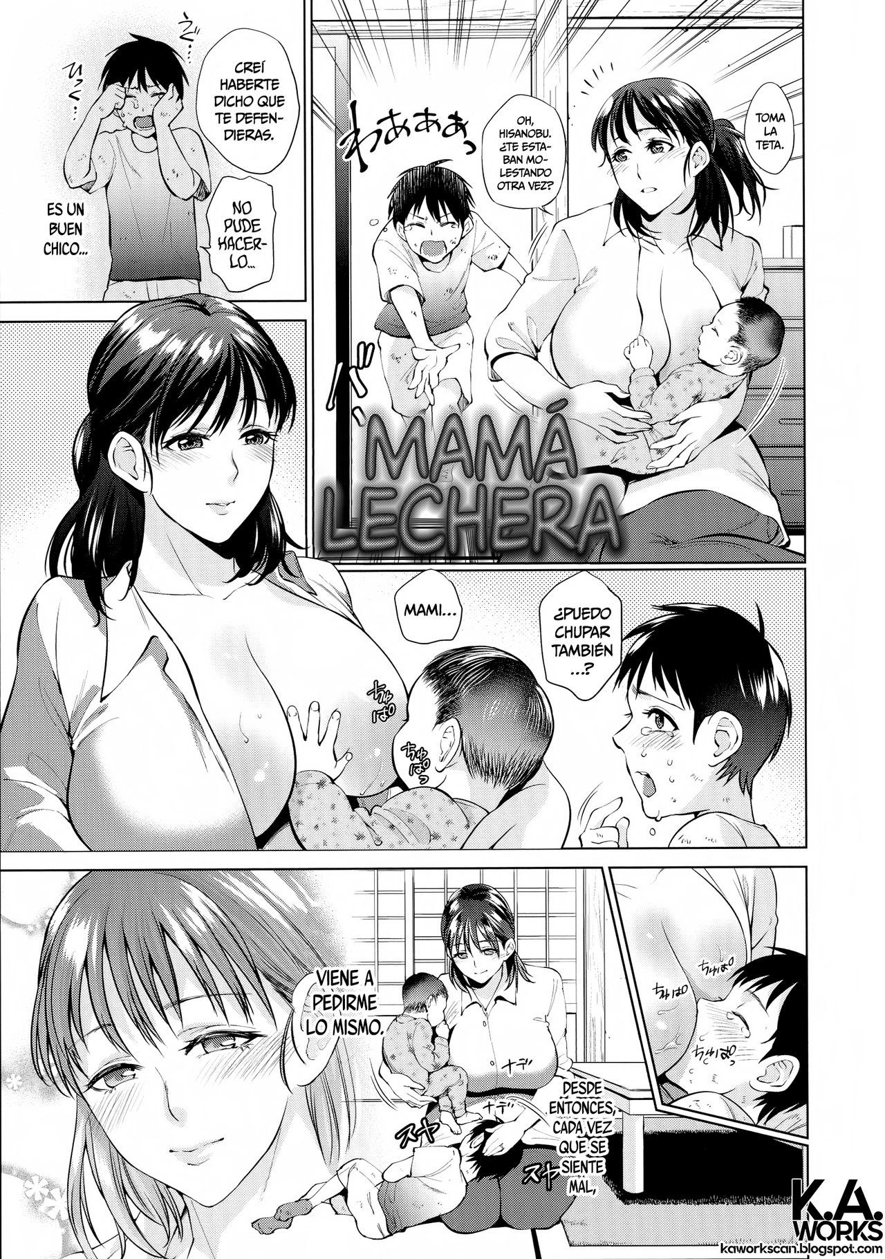 [Natsu no Oyatsu] Haha to Majiwaru Hi  El día que me conecté con mamá [Spanish] [K.A. Works]