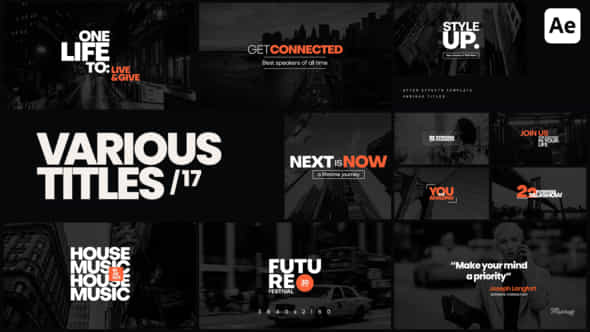 Various Titles 17 - VideoHive 45211580