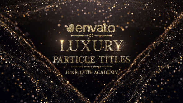 Luxury Particle Titles - VideoHive 50558141