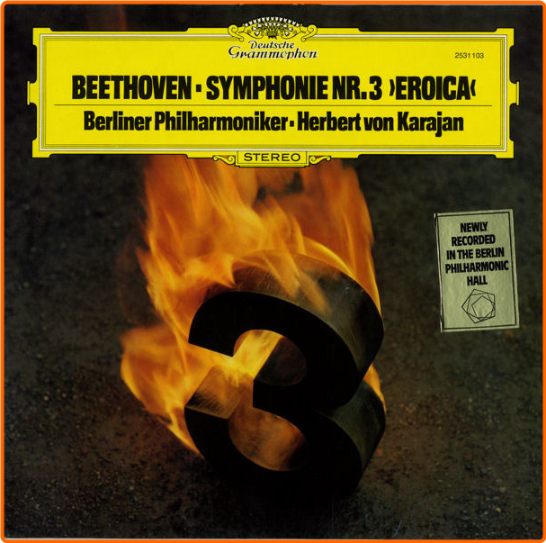 Beethoven Symphonie Nr 3 'Eroica' Berliner Philharmoniker, Herbert Von Karajan Vinyl EK9Z5Bzu_o