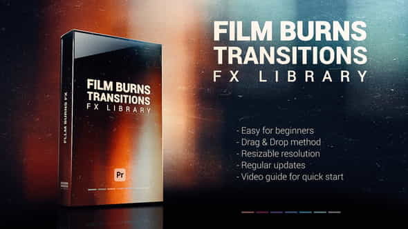 Film Burns TransitionsFX - VideoHive 35971552