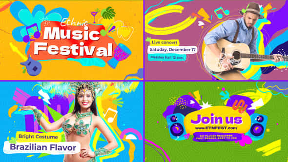 Ethnic Music Festival Event Opener - VideoHive 50651176