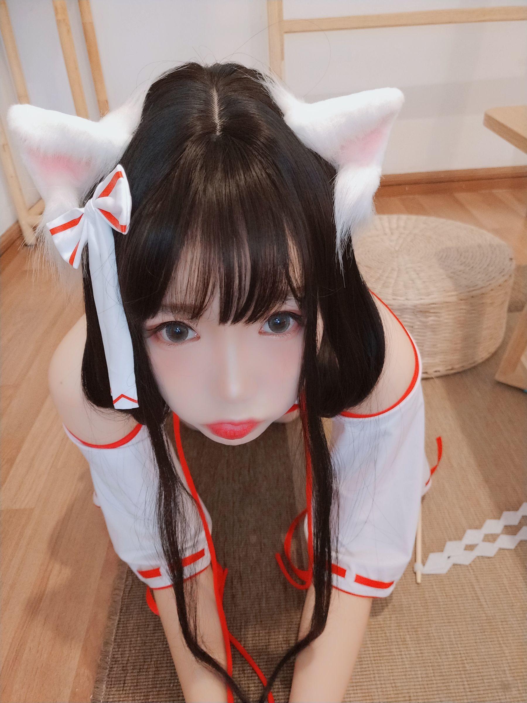 [美女Coser] 雪晴Astra 《神社の猫》 写真集(81)