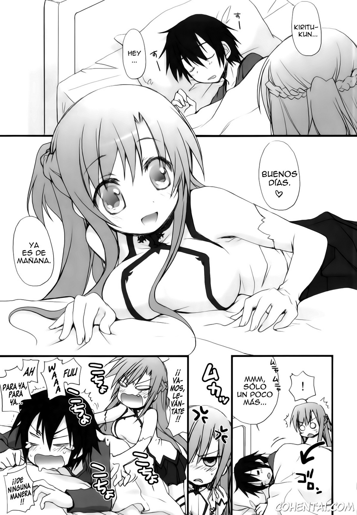 Netoge Yome (Sword Art Online) xxx comics manga porno doujin hentai español sexo 