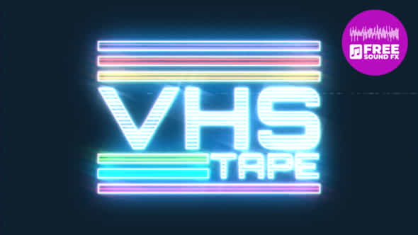 VHS Logo Reveal - VideoHive 46648118