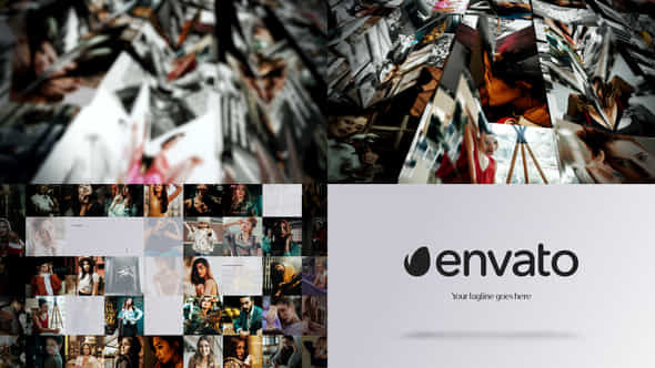 Fashion Mosaic Photo Logo - VideoHive 49849047