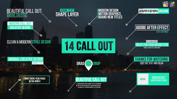 Modern Call Outs - VideoHive 40506749