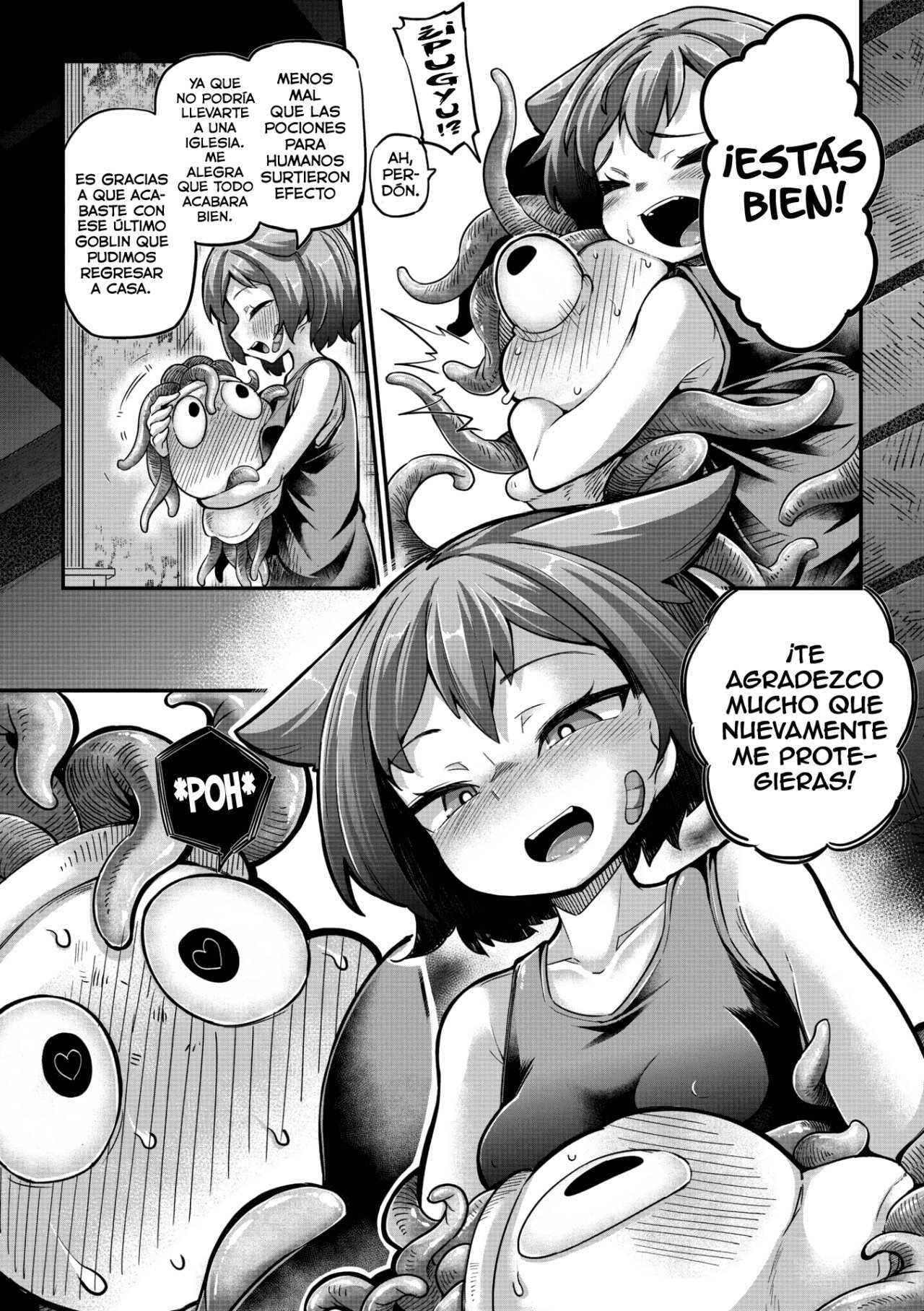 La guerrera y el Tentaculo CAP02 (Senshi-chan to Shokushu-kun) - 8