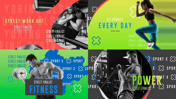 Gym Fitness Promo - VideoHive 39214574