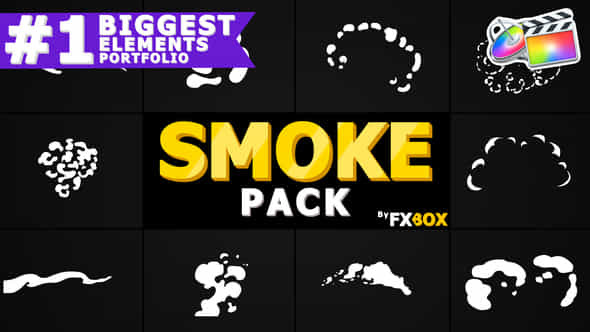 Cartoon Smoke Elements - VideoHive 23494684