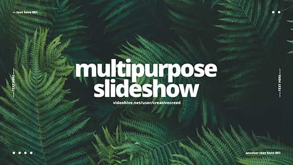 Multipurpose SlideshowDynamic OpenerPositive Photo AlbumTravel - VideoHive 19560809