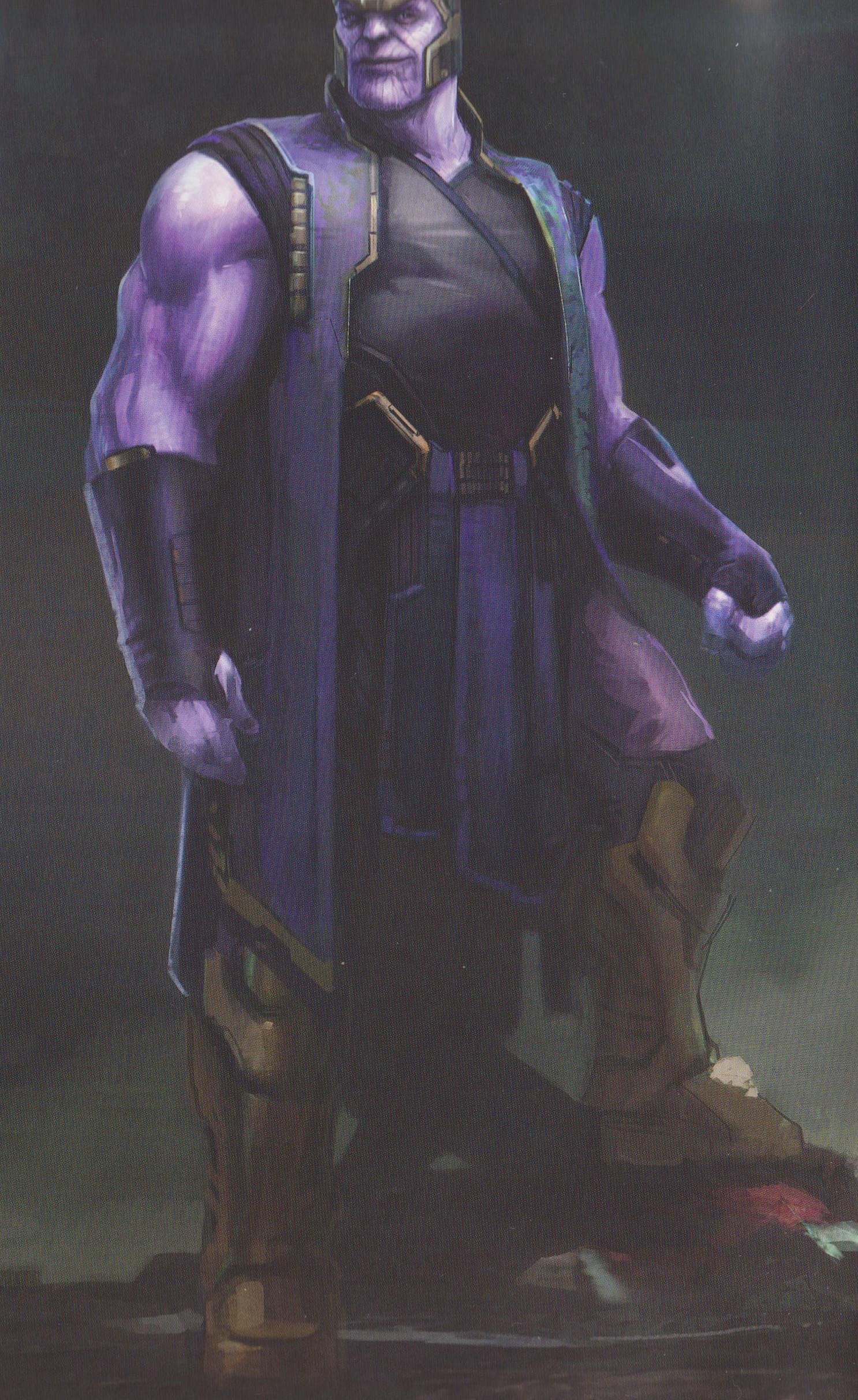 Avengers Infinity War Hi Res Concept Art Sees The Mad Titan Thanos Going Shirtlessand He 