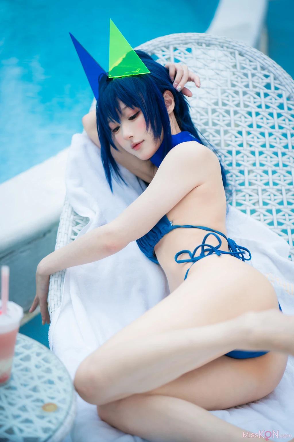 Coser@阿包也是兔娘: 花园泳装 (35 photos)(25)