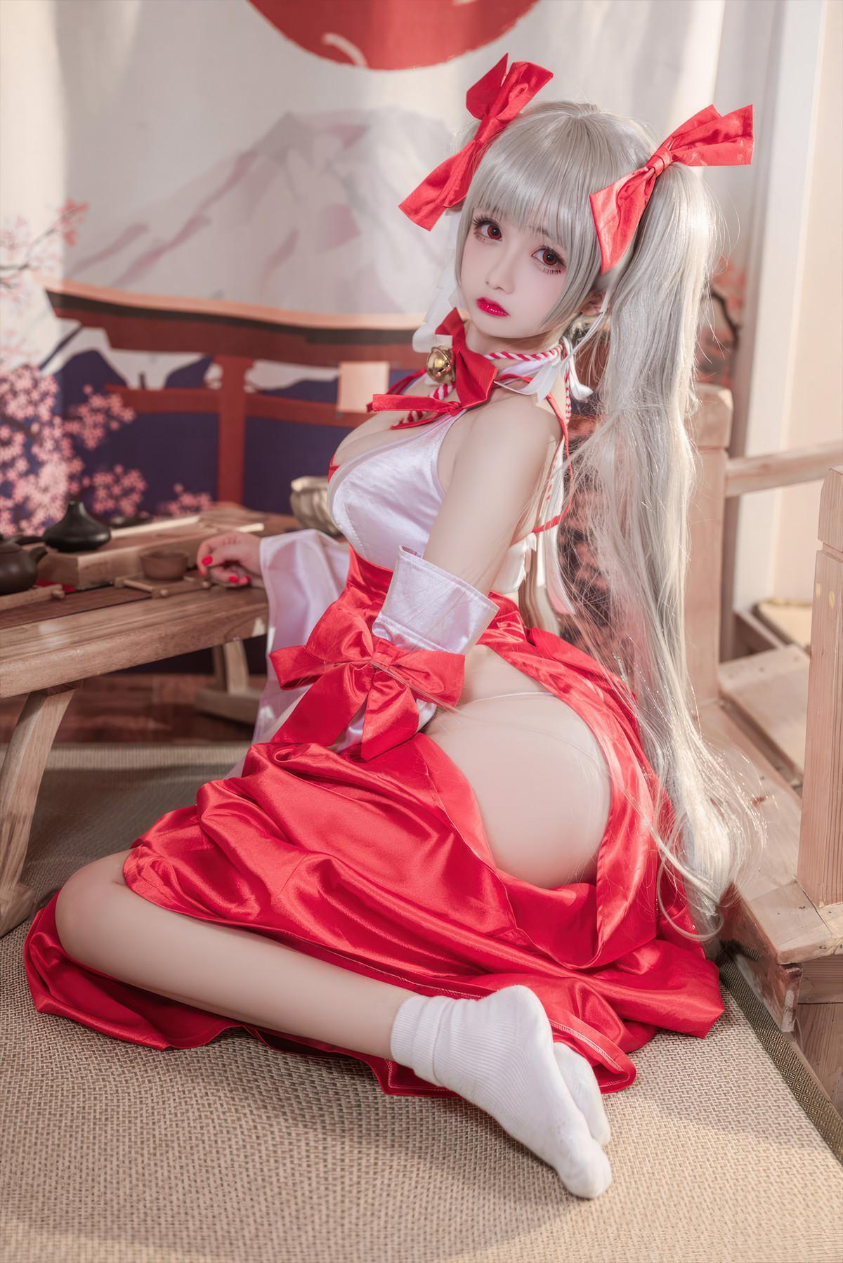 Cosplay Rinaijiao日奈娇 碧蓝航线 可畏巫女(12)