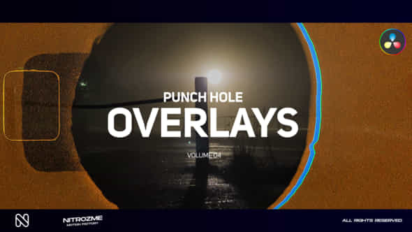 Punch Hole Overlays Vol 04 For Davinci Resolve - VideoHive 49438083