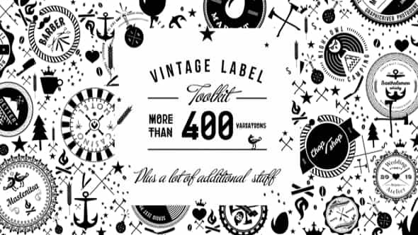 Vintage Label Toolkit - VideoHive 7262450