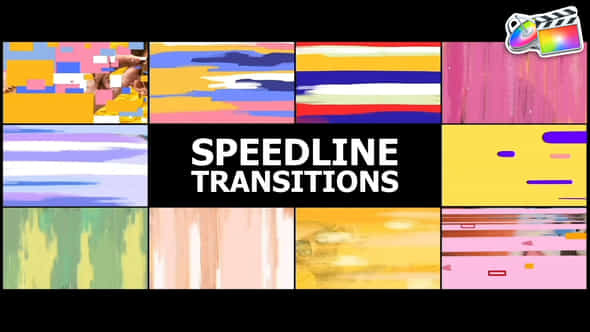Seamless Speedline Transitions - VideoHive 48397347