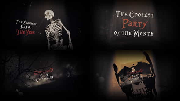 Halloween Wishes Party Invitation - VideoHive 24847205