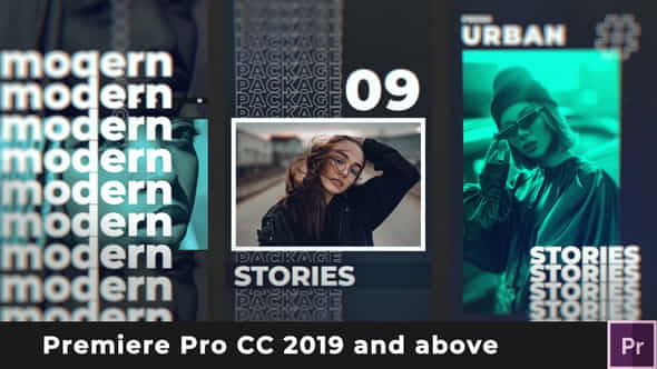 Modern Stories For Premiere Pro - VideoHive 25928044