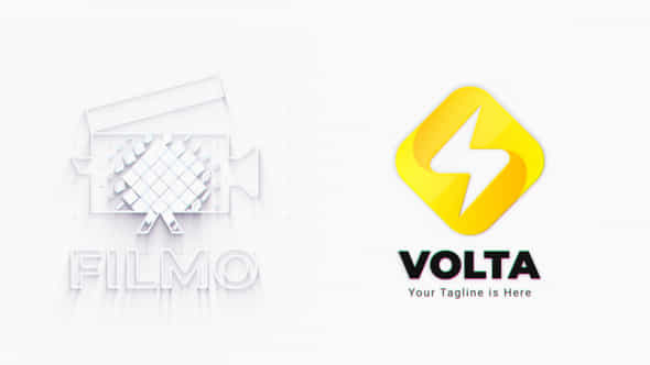 Clean Rhombus Logo - VideoHive 44942344