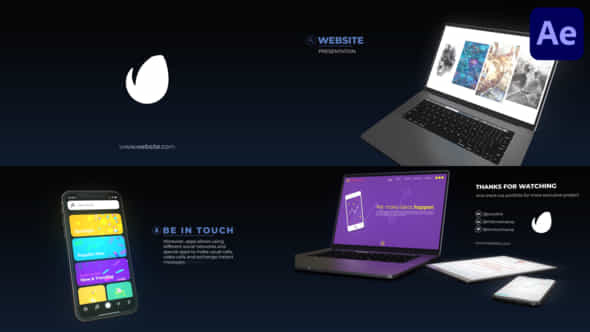 Website Presentation - VideoHive 48087396