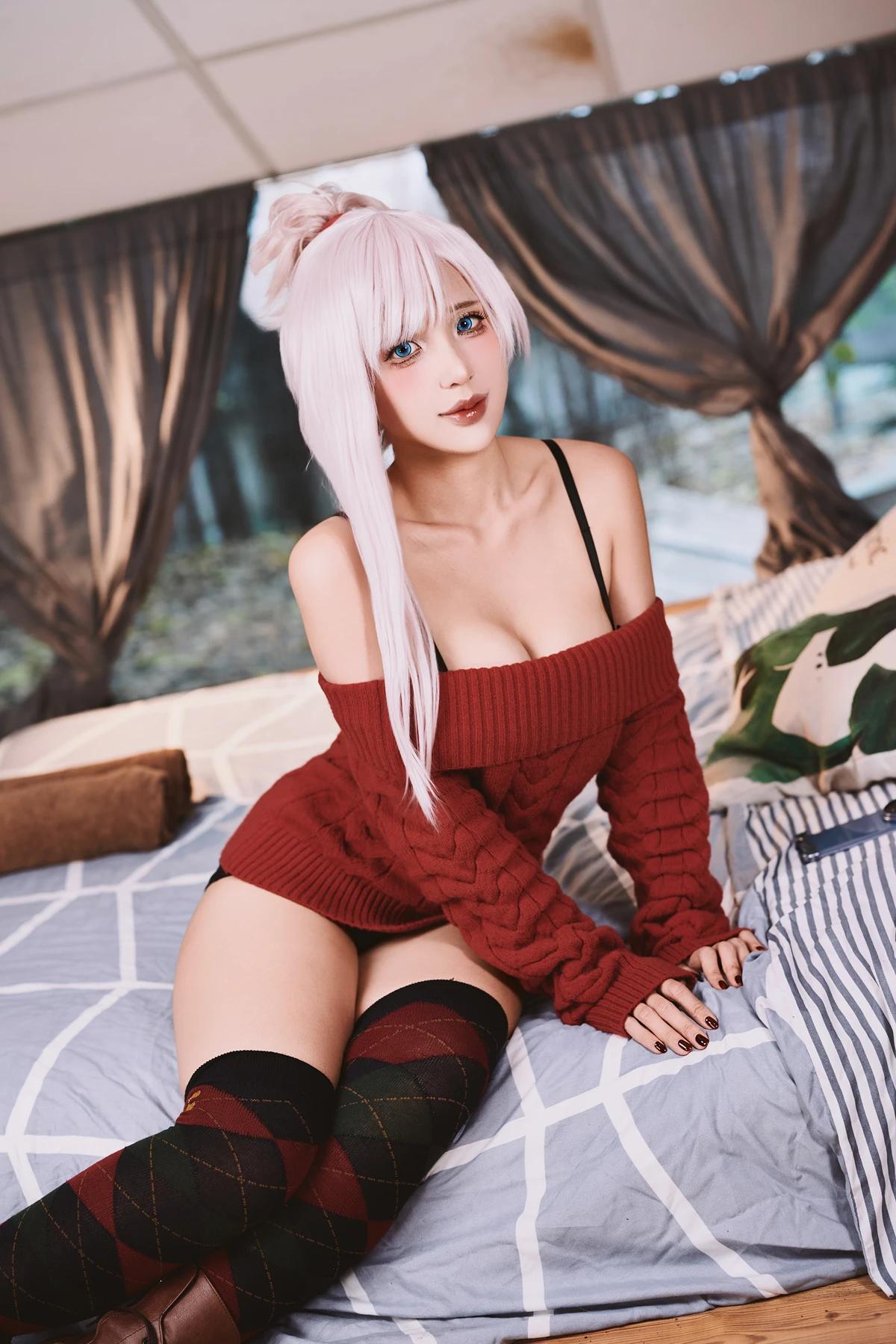 Cosplay PuyPuy – 家庭主妇武藏(1)