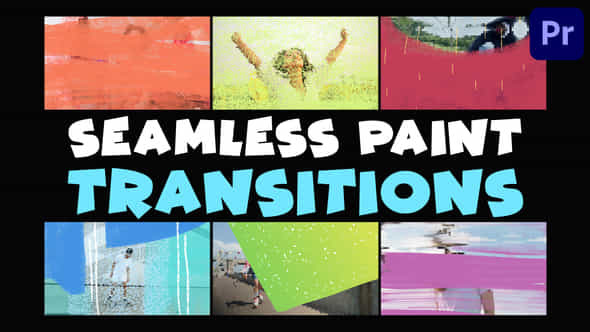 Seamless Paint Transitions - VideoHive 47936983
